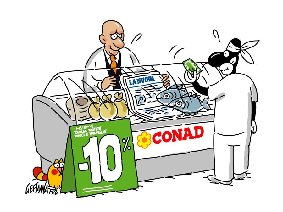 Accordo La Nuova-Conad, un progetto per sostenere le famiglie