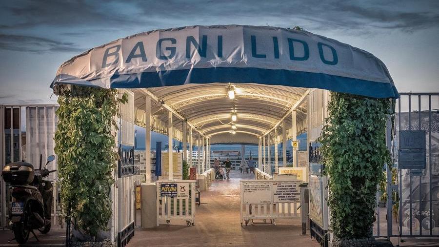 L'ingresso dei Bagni Lido