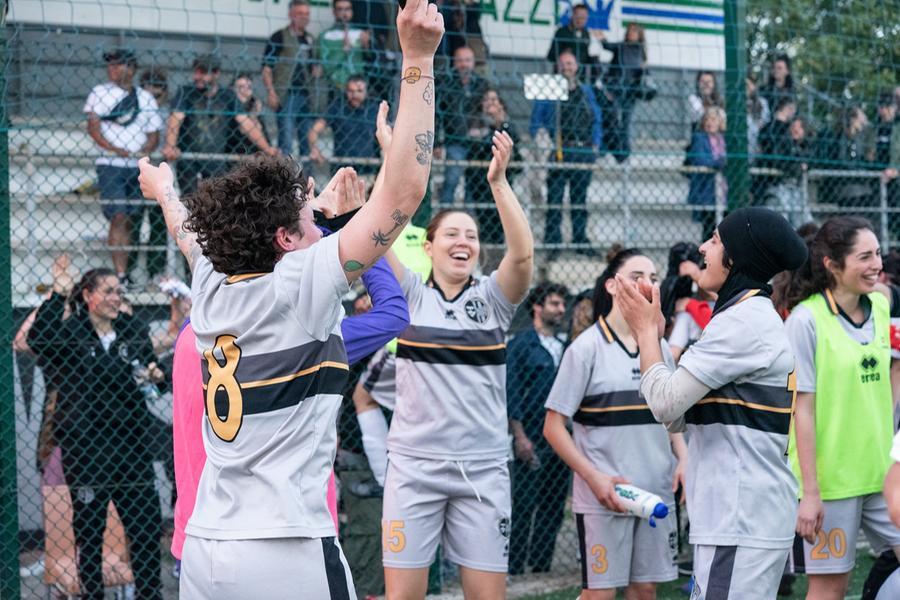
	Fatima Haidari festeggia la vittoria col Livorno col suo gol

