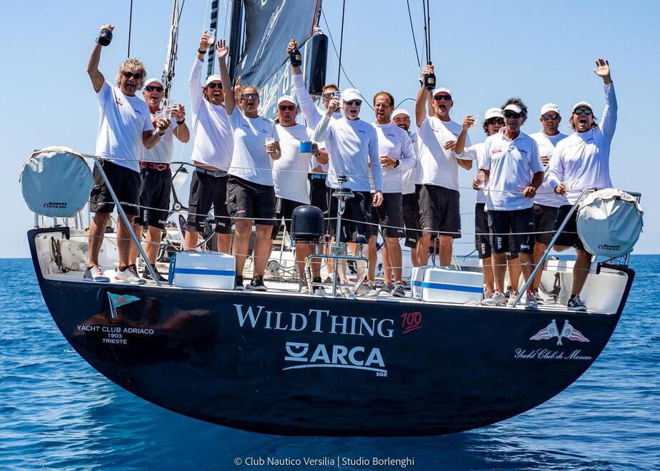 La festa a bordo del Fast and Furio Sailing Team