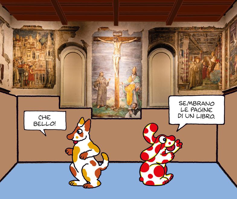 Modena La Pimpa arruolata per avvicinare bimbi e ragazzi al bello dell’arte 