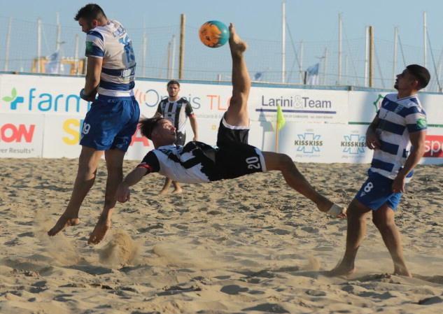 Rovesciata di Remedi nella partita contro il Terracina