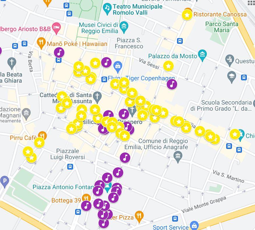 
	La mappa con gli appuntamenti di mercoled&igrave; 20 in centro

