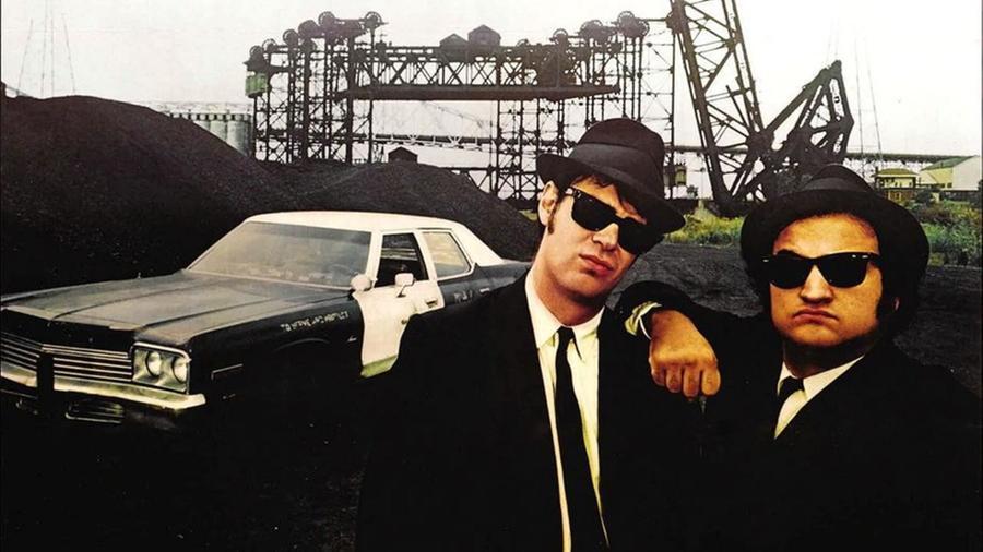 
	La locandina del film "Blues Brothers"

