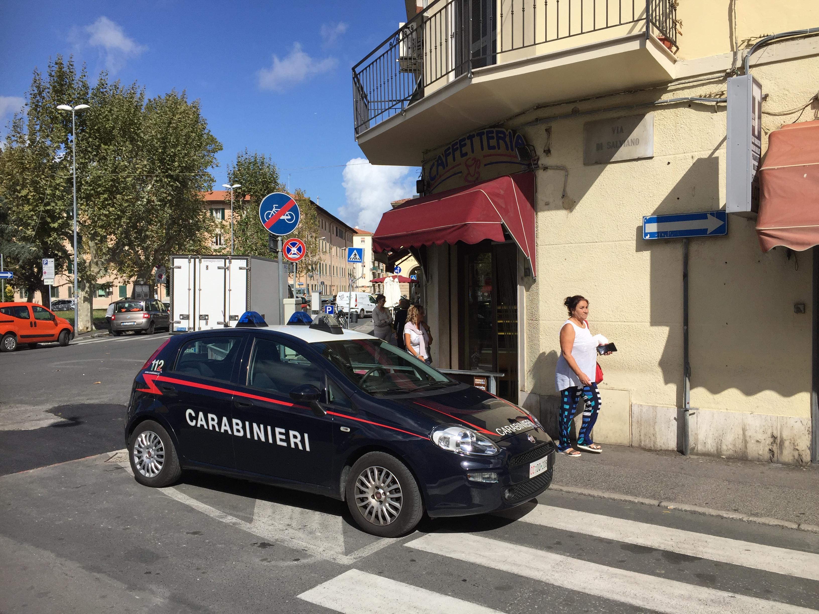 Una pattuglia dei carabinieri