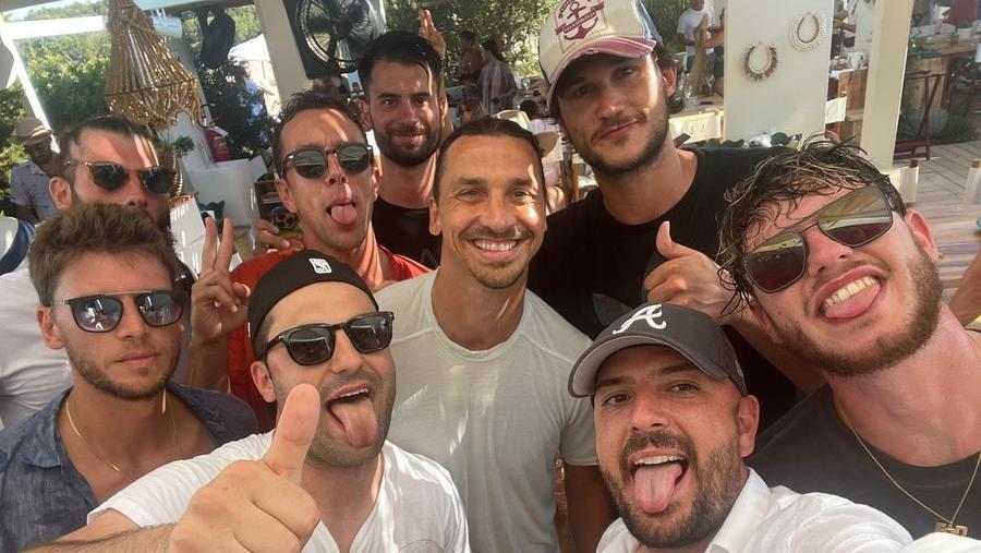 Foto di gruppo con Ibra