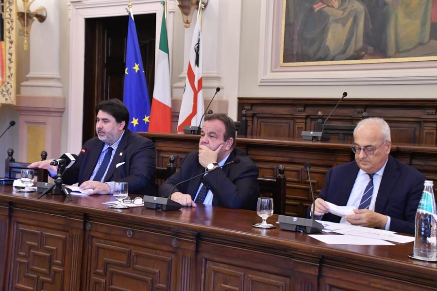 
	La conferenza per la fondazione della societ&agrave; consortile che gestir&agrave; il progetto per il Pnrr (foto Mauro Chessa)


