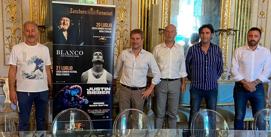 
	La presentazione dei concerti del 20 e 21 luglio nel Palazzo comunale&nbsp;

