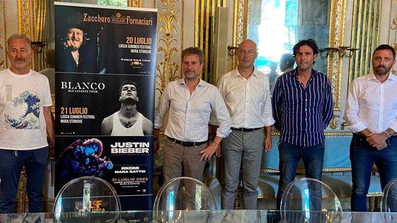 La presentazione dei concerti del 20 e 21 luglio nel Palazzo comunale 