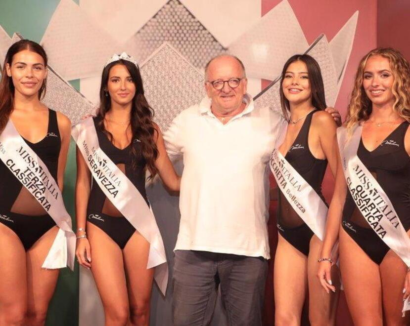 Lisa Bertonelli Miss Seravezza è la seconda da sinistra, Serena Sestini a prima da destra