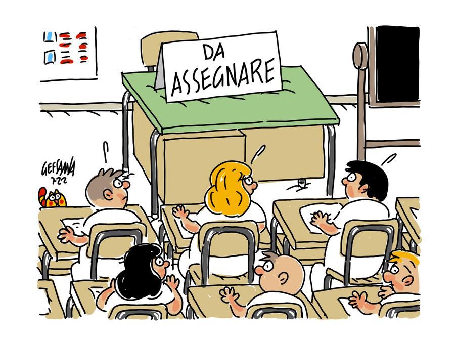 La vignetta di Gef: Scuola, 700 docenti in attesa di cattedra