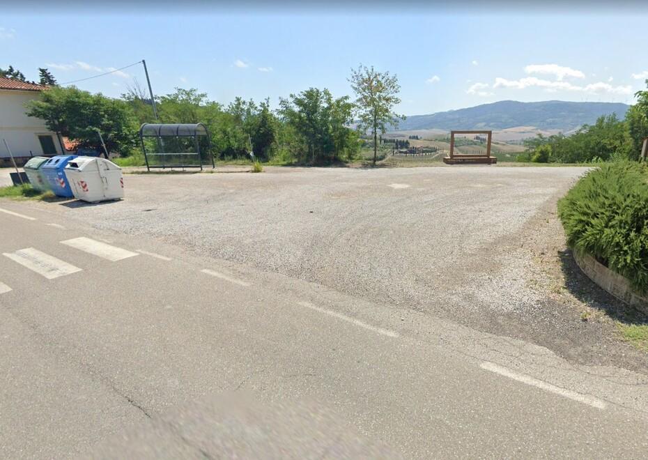 L’area oggetto dei lavori da parte del Comune di Terricciola