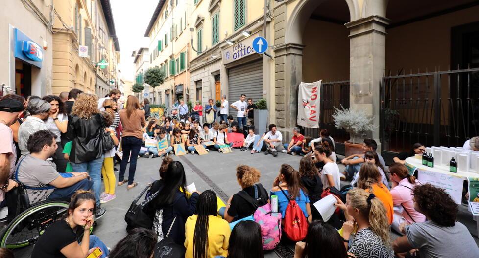 Un’assemblea di studenti a Empoli