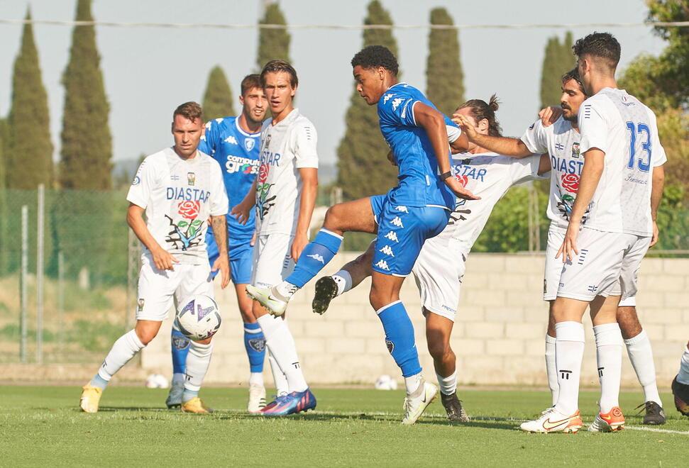 Empoli incolore con il Seravezza. Luperto la sblocca, Marin chiude 