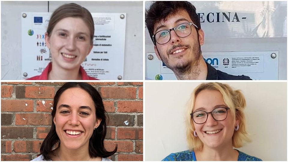 Alessia Boesini, Luca Creatini, Maria Danti e Giulia Capitani