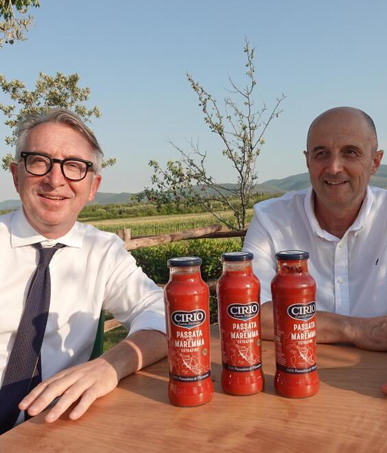 La nuova passata Cirio è made in Maremma: saranno imbottigliati 2 milioni di pezzi 
