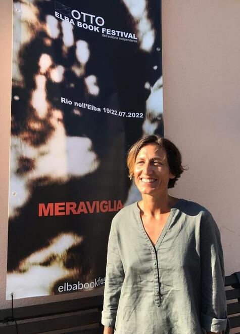 La premiazione di Federica Di Lella che ieri all’Elba Book ha ricevuto il premio Appiani