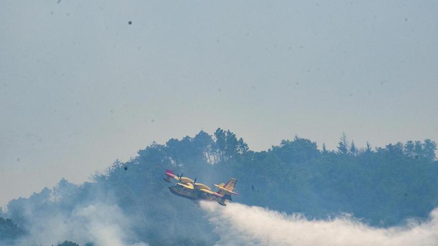 Incendio Massarosa Montigiano