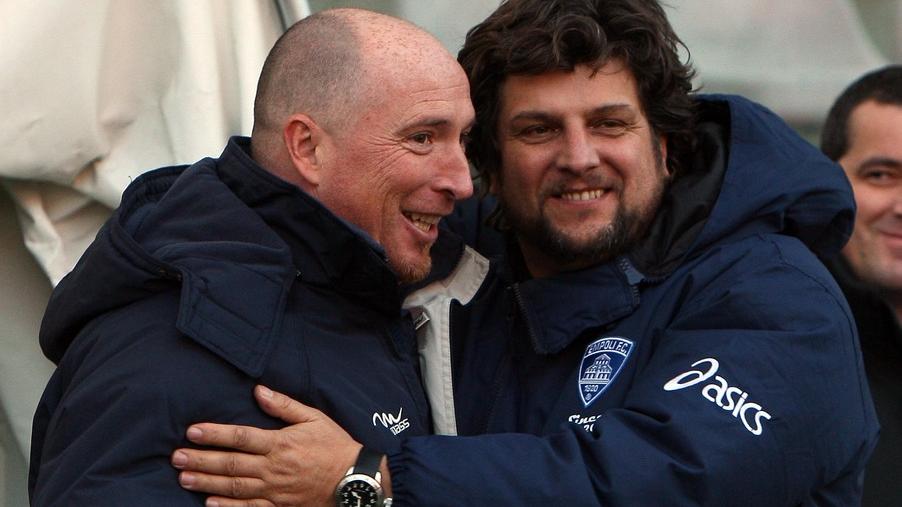 Rolando Maran e Silvio Baldini in un incrocio sul campo di qualche anno fa