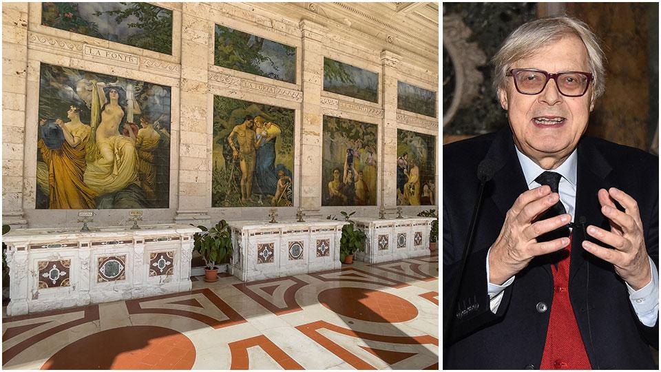 Le terme del Tettuccio e il critico Sgarbi