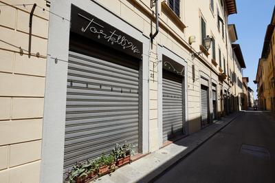
	L&rsquo;esterno del locale &ldquo;Tortellove&rdquo; di via Tinaia

