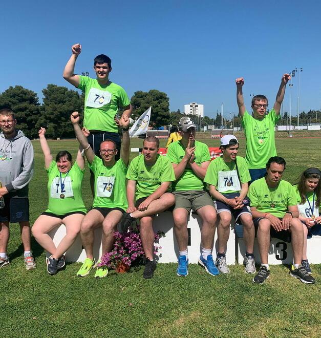 I tesserati PistoiAtletica che fanno parte del gruppo “Sport  per tutti”
