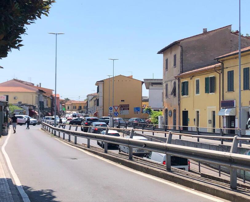 Nella foto uno dei tratti che sarà interessato dai lavori di Acque che sono previsti dal 25 luglio al 14 agosto nella zona del Duomo