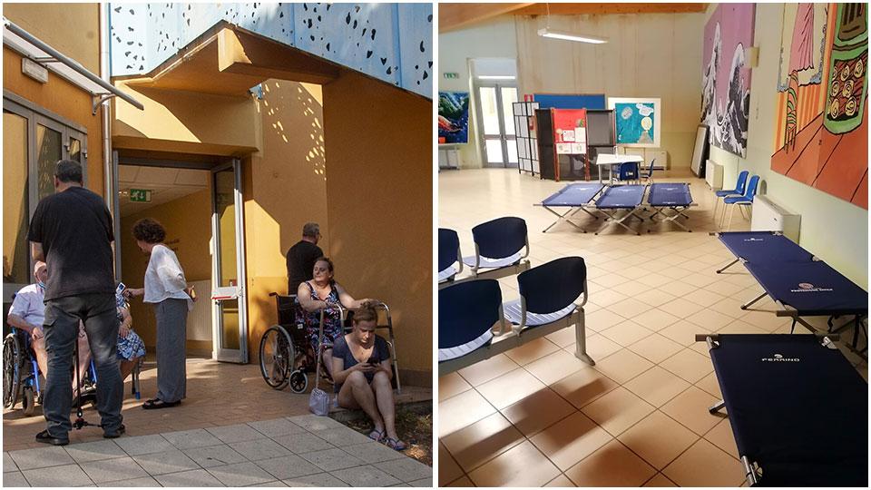 Fiamme in Versilia, tra gli sfollati e i letti di fortuna: «Stiamo vivendo il nostro incubo» 
