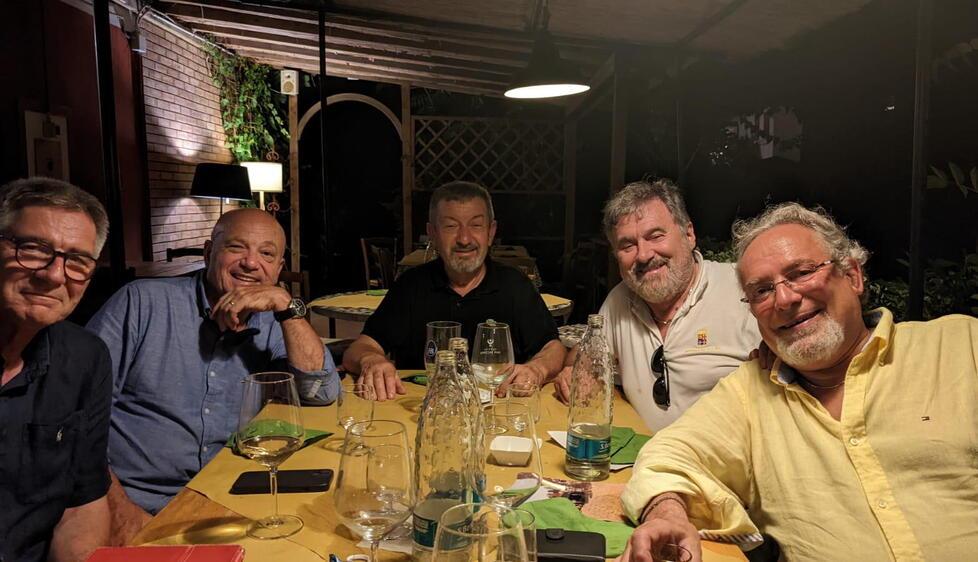 La rimpatriata dei cinque amici cecinesi