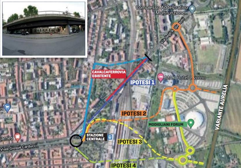 Livorno, viaggeremo sotto terra da piazza Dante al palasport: le ipotesi per il sottopasso 