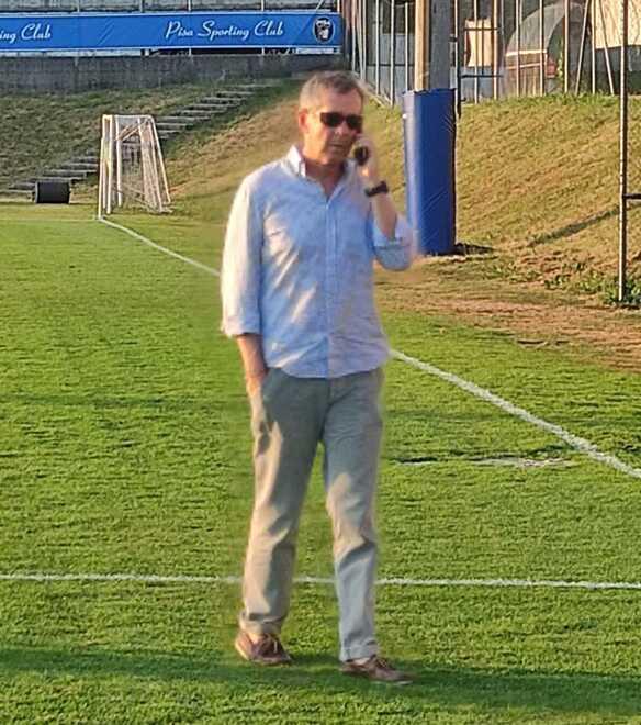 Il patron Alexander Knaster che è stato vicino alla squadra negli ultimi giorni