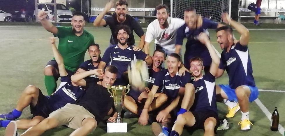 La festa della Termoidraulica Spl dopo la vittoria