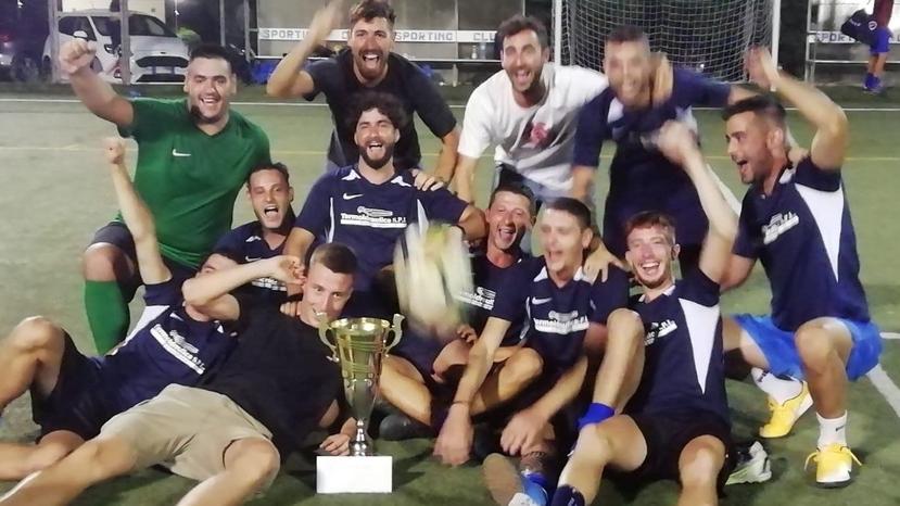 La festa della Termoidraulica Spl dopo la vittoria