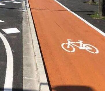 La pista ciclabile sarà percorribile  con un limite di 30 km all’ora
