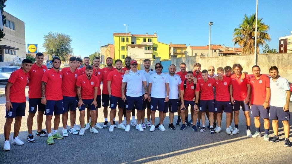 Torres al lavoro ad Arona col pensiero rivolto alla Serie C