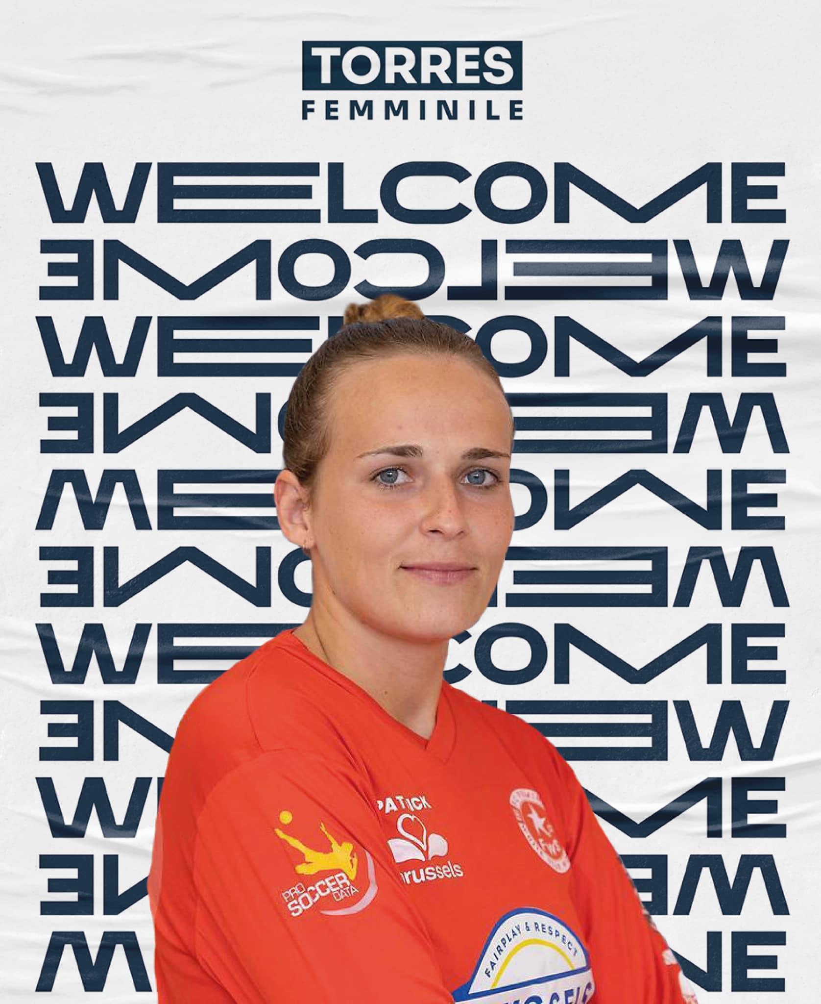 La centrocampista danese Jana Janssens, nuovo acquisto della Torres 2022-23