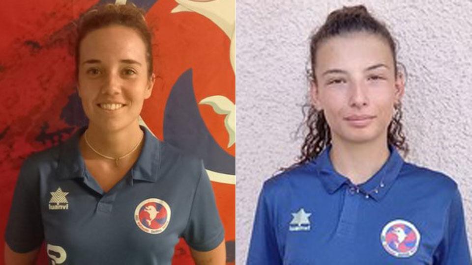 Da sinistra Alessia Frediani e a destra Asia Sentieri