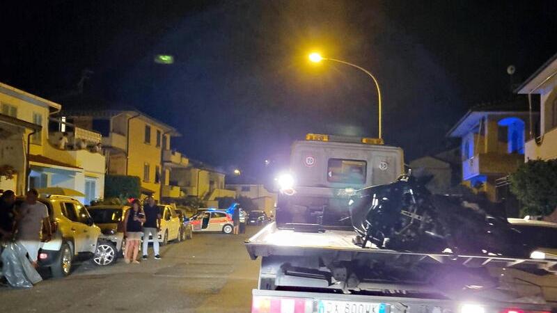 Cecina, sbanda e cade dalla moto: grave dopo l’incidente