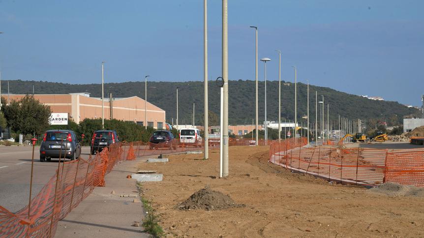 Olbia, pista ciclabile: lavori interrotti da mesi e non si sa perché