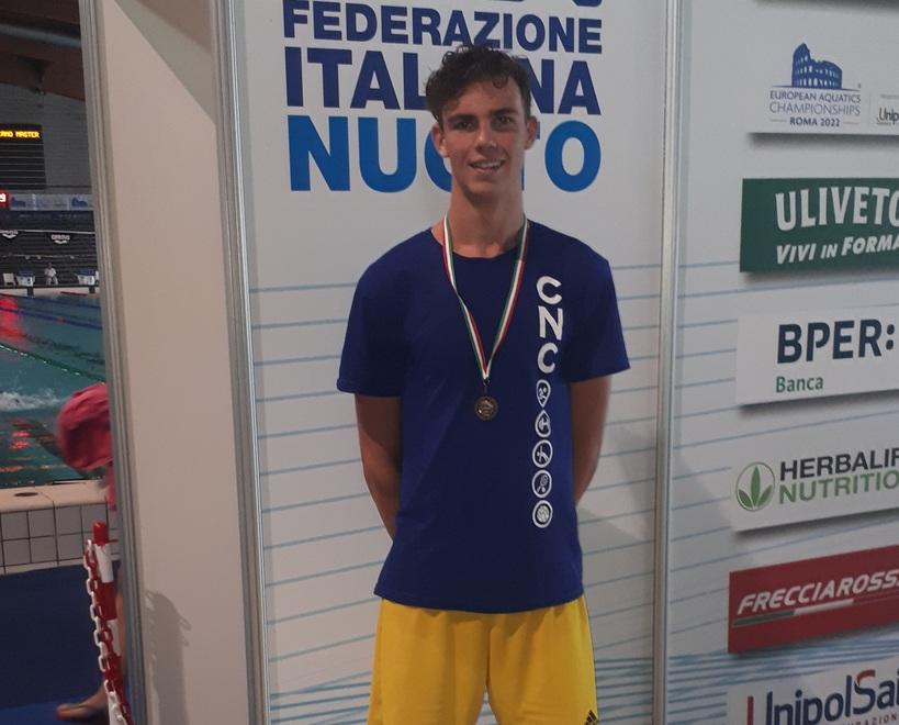 Dal Copparo Nuoto ai Nazionali di categoria:&nbsp;Breggion stacca 4 pass 
