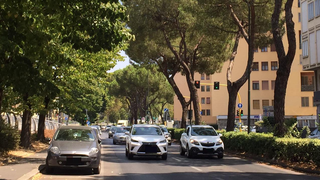 Una visuale di viale Redi