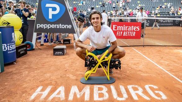 Michelangelo con la racchetta, Musetti espone ad Amburgo