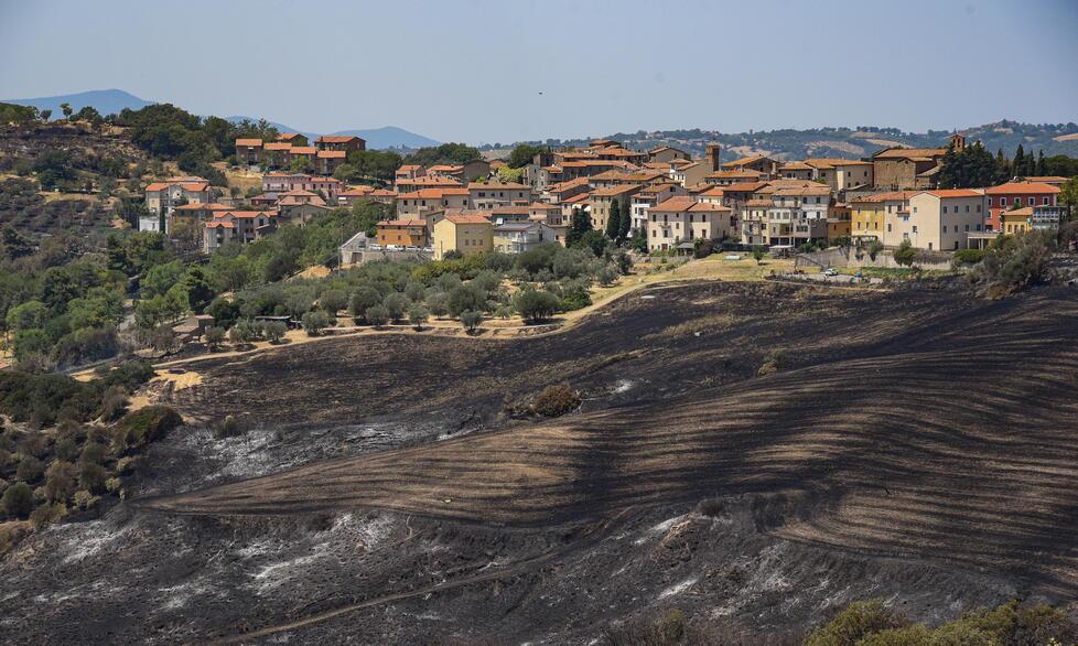 Cinigiano, massima allerta sulla ripresa dei focolai 