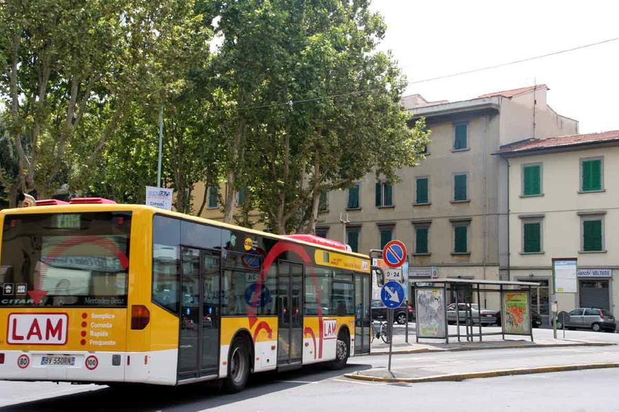 
	Un autobus in una foto d'archivio

