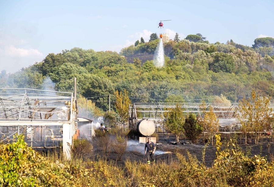 
	L'incendio che marted&igrave; 26 luglio ha riguardato l'area vicina all'aeroporto di Firenze&nbsp;

