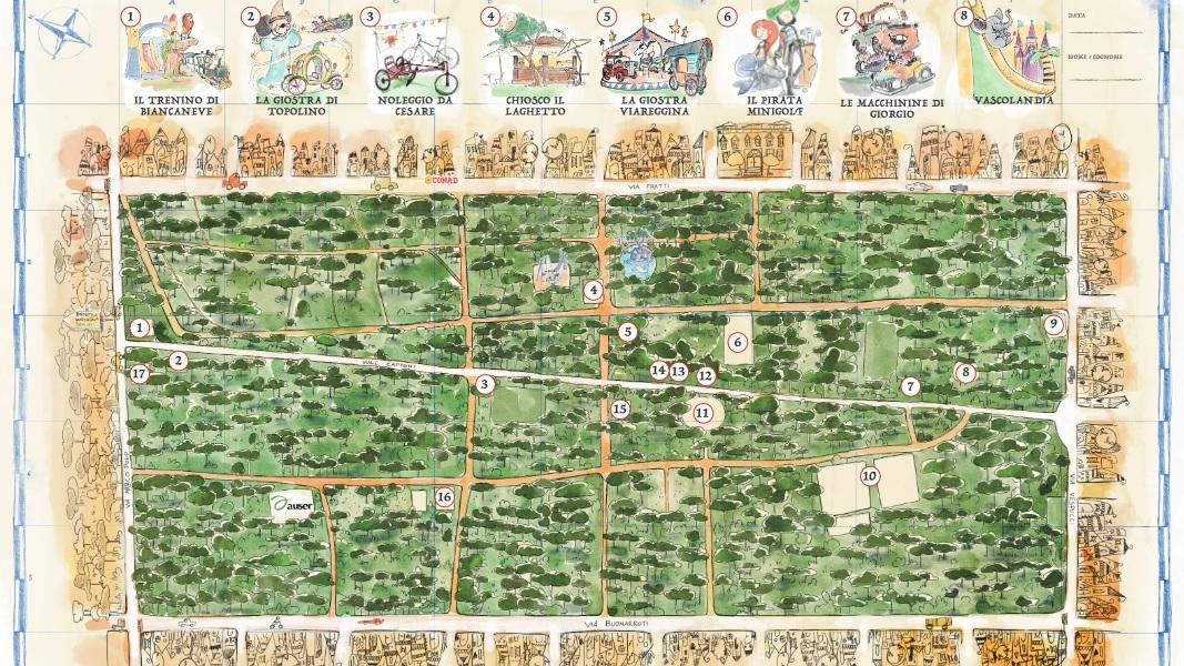 Viareggio, la mappa dei tesori della Pineta di Ponente nella guida turistica d’autore