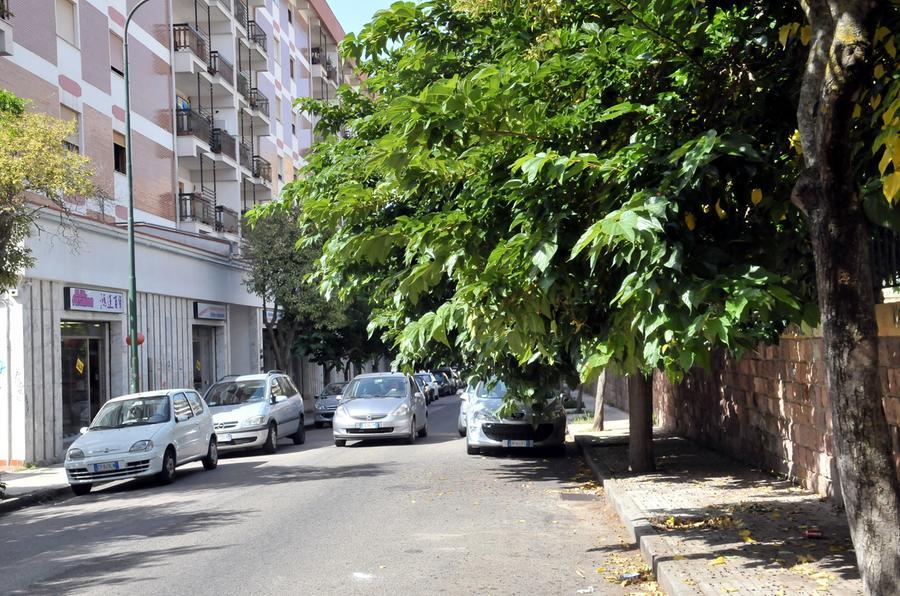 
	Via Istiritta dove il topo d'appartamento &egrave; stato intercettato dalla polizia

