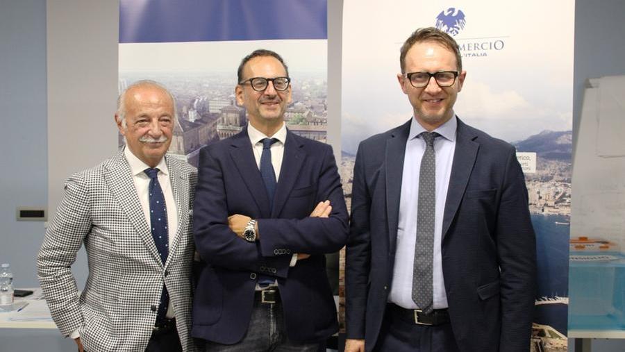 Da sinistra Feloni, Urban e Amelio