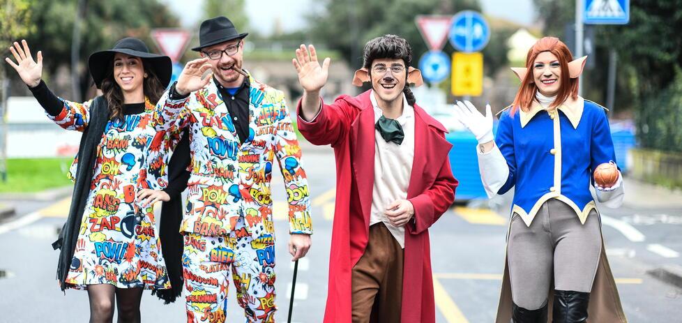 Un gruppo di cosplayer nell’edizione 2019