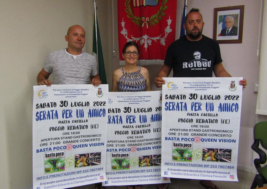 Poggio Renatico, musica e beneficenza per Edo e Clarissa